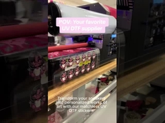 UV Dtf 전송 Ab PET 필름 롤 Ab 필름 전송 Dtf PET A3 30cm UV Dtf 필름