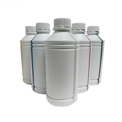 CMYKW 5색 물 기반 DTF 색소 잉크 1000ML XP600 I1600 I3200 프린터