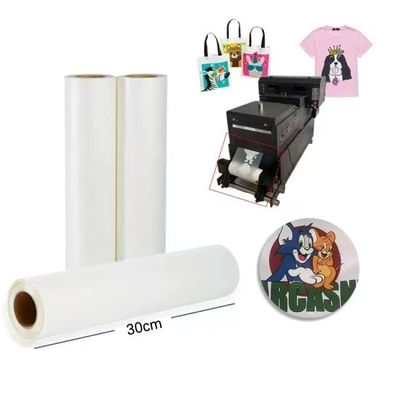 완벽한 매트 DTF 프린팅 재료를 찾아 30cm 60cm DTF 전송 애완 동물 필름 롤 종이 단일 필름 롤 DTF 애완 동물 필름