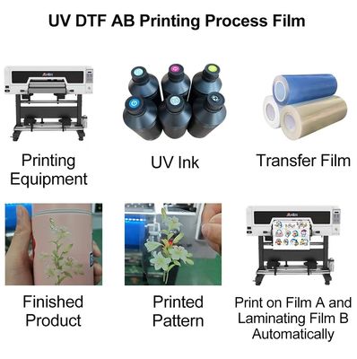 디지털 인쇄 A3 Uv Dt 전송 필름 Uv Ab Dtf 필름 30cm*100m