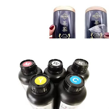 1L 용량 플렉서블 LED-UV 잉크 실리콘 PVC 및 Epson 프린터용 가죽 UV 잉크