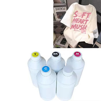 1000ML CMYK 열 전달 섬유 인쇄 백색 DTF 잉크 Epson I3200