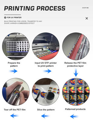 1L 용량 플렉서블 LED-UV 잉크 실리콘 PVC 및 Epson 프린터용 가죽 UV 잉크