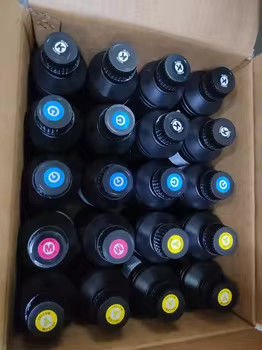 에프슨 dx7/dx5/dx4 프린터 헤드용 UV 잉크 CMYK+V 폰 케이스 가죽용 1L