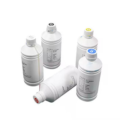 PET 전송 DTF 잉크 물 기반 CMYK+W 컬러 잉크 DTF 프린터 잉크