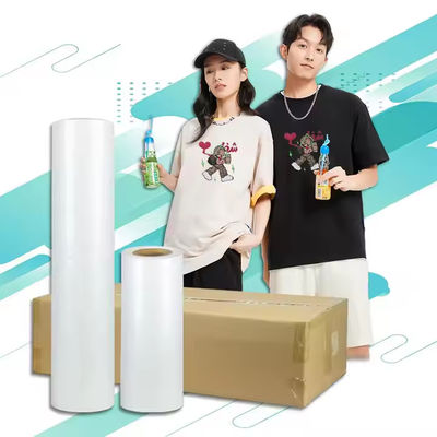 DTF 필름 대부분의 섬유와 호환됩니다. 화려한 / 매트 마감을위한 흰 잉크 인쇄 필름