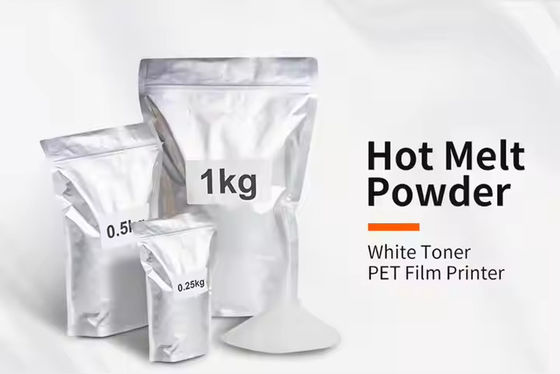 DTF 핫 메일트 화이트 블랙 소프트 25KG 가방 DTF 인쇄용 TPU 접착 고무