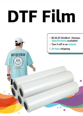 디지털 인쇄 성능을 위해 30cm 직선 필름 냉각 껍질 DTF 필름