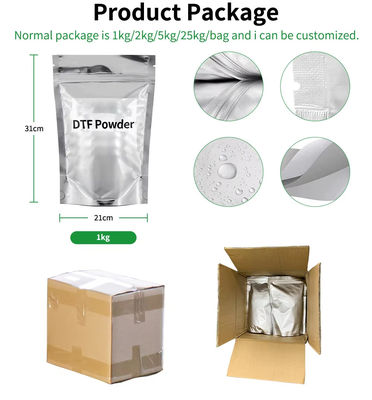 화이트 잉크 열 전송 Tpu Dtf 열 녹는 분말 접착제 열 1kg 80mic