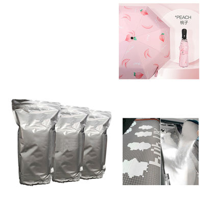 TPU DTF 파우더 1kg/바그 전송 하얀색과 검은색의 뜨거운 녹기 인쇄 재료