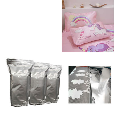 흰색과 검은색 DTF TPU 핫 플루드 파우더 비브란트 프린트 (1kg, 5kg) 열 전달을 사용하여