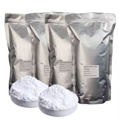 흰색과 검은색 DTF TPU 핫 플루드 파우더 비브란트 프린트 (1kg, 5kg) 열 전달을 사용하여