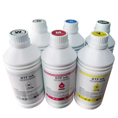 백색 섬유 색소 DTF 전송 잉크 1000ml 에프슨 I3200