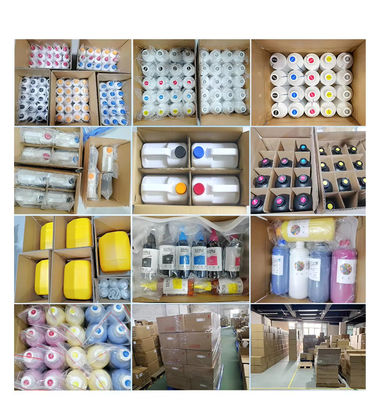 CMYK W 색상 500ml Dtf 색소 잉크 수 기반 프린터용 열 전송 인쇄