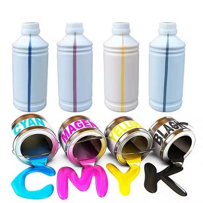 1000ML CMYK DTF PET 필름 에프슨 I3200 XP600 8550용 흰색 전송 색소 잉크